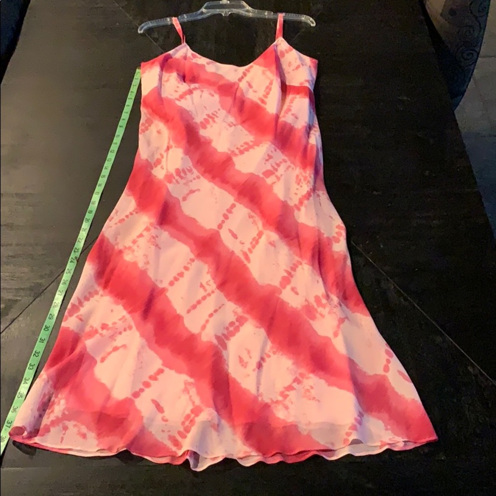 EUC vintage Banana Republic Silk tie dye Dress 8